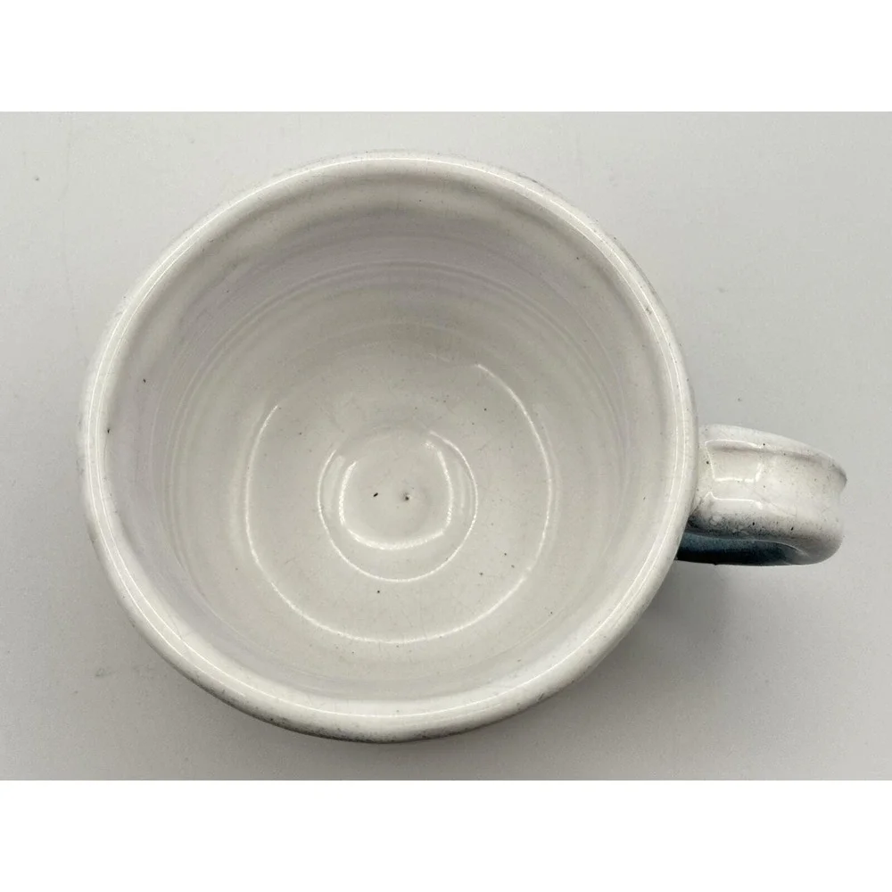 Hand‑Painted Ceramic Cup — Artisan Landscape Mug, Studio Pottery Drinkware
